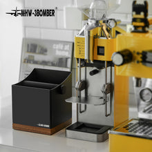 Load image into Gallery viewer, SQUARE KNOCK RESIDUE BOX (BLACK WALNUT WOOD)