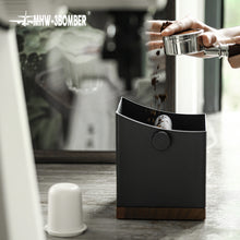 Load image into Gallery viewer, SQUARE KNOCK RESIDUE BOX (BLACK WALNUT WOOD)