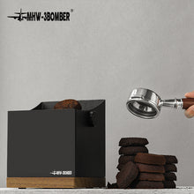 Load image into Gallery viewer, SQUARE KNOCK RESIDUE BOX (BLACK WALNUT WOOD)