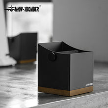 Load image into Gallery viewer, SQUARE KNOCK RESIDUE BOX (BLACK WALNUT WOOD)