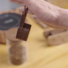 تحميل وتشغيل الفيديو في عارض المعرض ،JOVE SOLID MEASURING SPOON