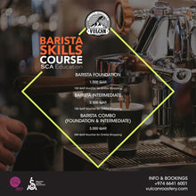 Load image into Gallery viewer, SCA BARISTA SKILLS - FOUNDATION &amp; INTERMEDIATE - January 11th, 12th &amp; 13th
