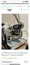 Load image into Gallery viewer, La Marzocco Leva X1 Espresso Machine 1 Group (USED)
